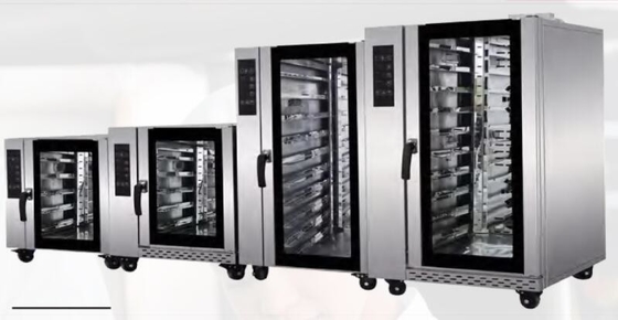 Forno comercial de pão a vapor ar quente circulante forno elétrico temperatura constante