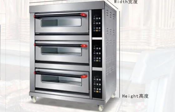 Forno Elétrico a Vapor Comercial Pizza Pão Bolo Lua Alta Temperatura