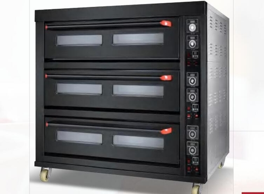 Forno elétrico de titânio preto 380 V para cozimento comercial