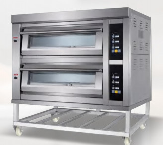 Pizza de cozimento 6.6KW do bolo do pão do forno 380v do gás elétrico comercial