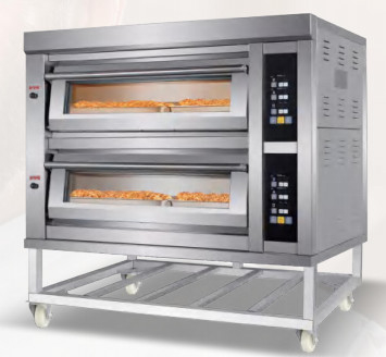 Pizza de cozimento 6.6KW do bolo do pão do forno 380v do gás elétrico comercial