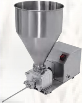 linha de produção rápida de enchimento de creme enchimento do depositante do bolo do copo da padaria 5L da filhós
