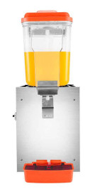 punho de aço inoxidável Juice Dispenser 110V do cilindro do Pvc do alimento do funil da grande capacidade 16l