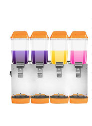 punho de aço inoxidável Juice Dispenser 110V do cilindro do Pvc do alimento do funil da grande capacidade 16l