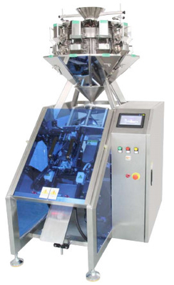 Tipo inclinado filme 60bags/minuto 2 de Layerpe da máquina de embalagem de Weighingand único em 1
