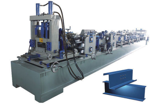 Rolo azul do Purlin de Z que forma a máquina 10m/min para o aço da cor