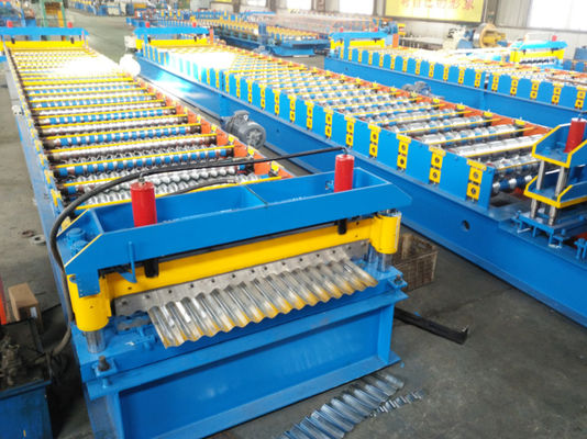 Rolo de aço da cor Cr12 azul que forma a máquina para a placa da proteção