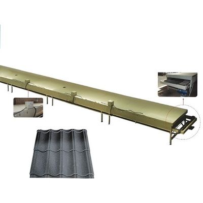 Máquina revestida da telha de telhado da pedra do ISO, telha de telhado 30T manual que faz a máquina