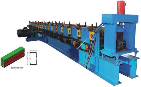 rolo da cremalheira do armazenamento 4.5T que forma a máquina 5.5KW para a placa de alumínio