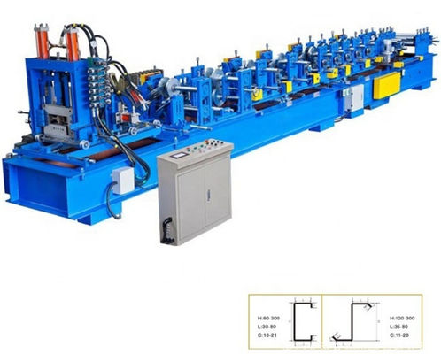 rolo do Purlin de 15m/min CZ que forma a estação do rolo da máquina 6.5T 15