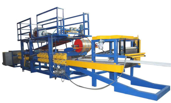 rolo do painel de sanduíche 4m/min que forma a bobina da máquina 16T EPS