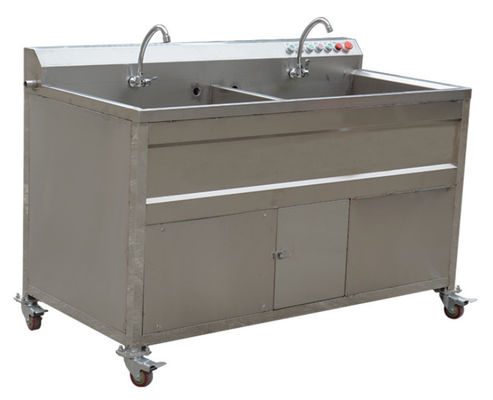 Máquina de lavar de Veg do tanque do dobro da maquinaria da transformação de produtos alimentares SS304