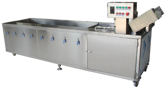 máquina de lavar vegetal da bolha 800kg/h, máquina de lavar industrial do fruto de 3.2m