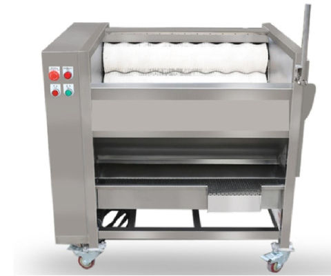 a maquinaria da transformação de produtos alimentares 800kg/h, escova a máquina de descascamento industrial