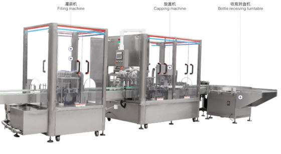 A máquina de engarrafamento líquida automática PBF 2500 engarrafa/hora