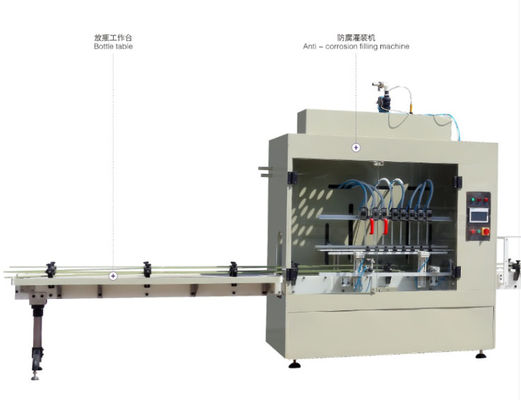 Equipamento de enchimento anticorrosivo 1000ml 15bph da máquina de embalagem