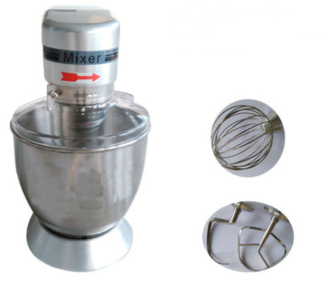 Misturador 5L da máquina de amasso da massa da pizza 0.3KW de aço inoxidável