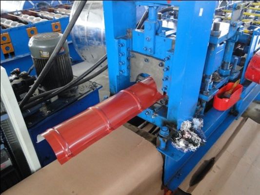 Meia fase 2.5T do verde 3 de Ridge Cap Roll Forming Machine do círculo