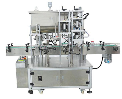 máquina tampando de enchimento 2KW do molho de 20b/H 500g automaticamente