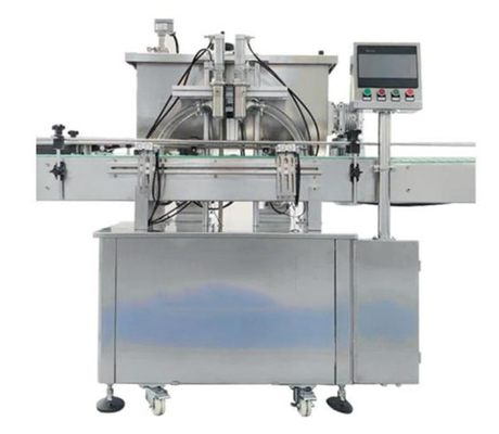 Máquina de embalagem de enchimento 1200b/H da cabeça do dobro SUS316 com 2 cilindros