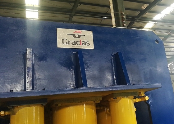 Máquina 2000 de gravação da porta de Ton Hydraulic Anti Theft Steel com cilindro dobro