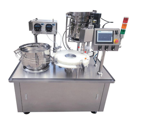Parafusamento de enchimento líquido do tampão da máquina de embalagem 1.8kw do reagente diagnóstico
