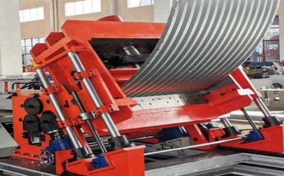 Máquina formadora de silo de placa de aço com costura ZX-40 espiral 4 mm 4,5 m/min