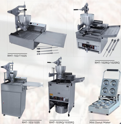 Aço ajustado de Tainless dos bocais da máquina 3 de Mini Donut Maker Automatic Doughnut