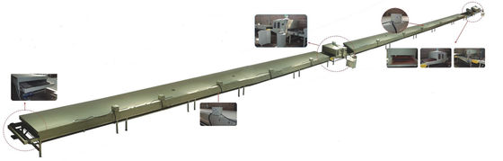 linha de produção revestida do CE da máquina da telha de telhado da pedra 30T
