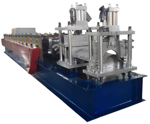 Estações de Ridge Cap Roll Forming Machine 15m/min 18 do telhado