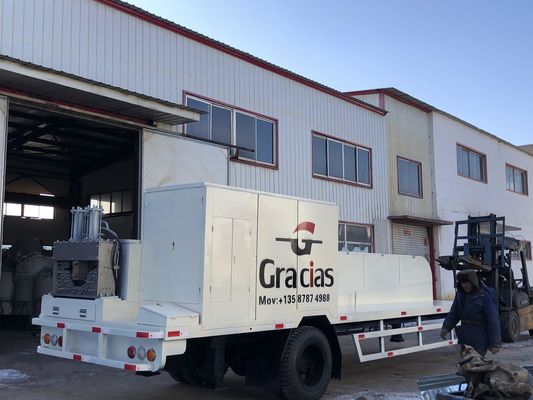 Absorção de choque revestida da máquina 13m/min da telha de telhado da pedra do arco